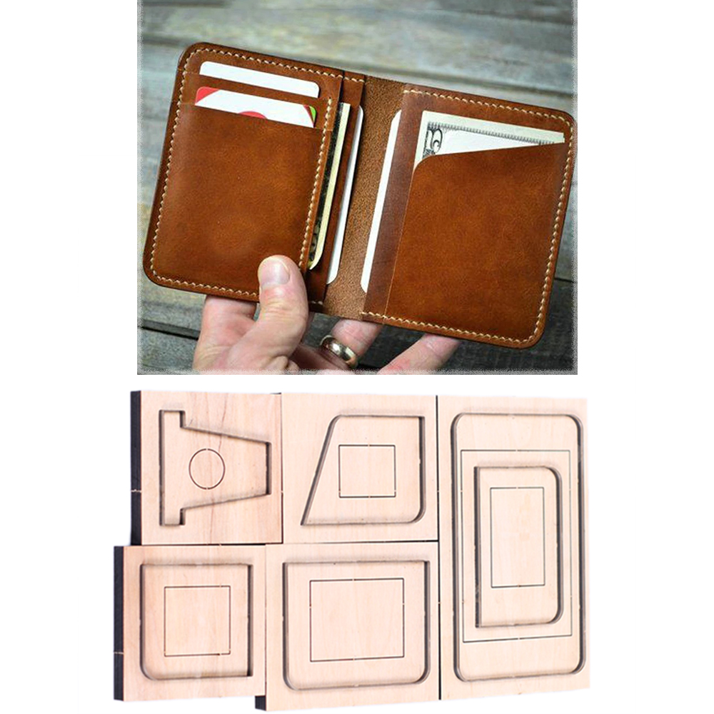 Leatherwork Machine - DIY Lederhandwerk Einfacher Kartenhalter Kleine Geldbörse