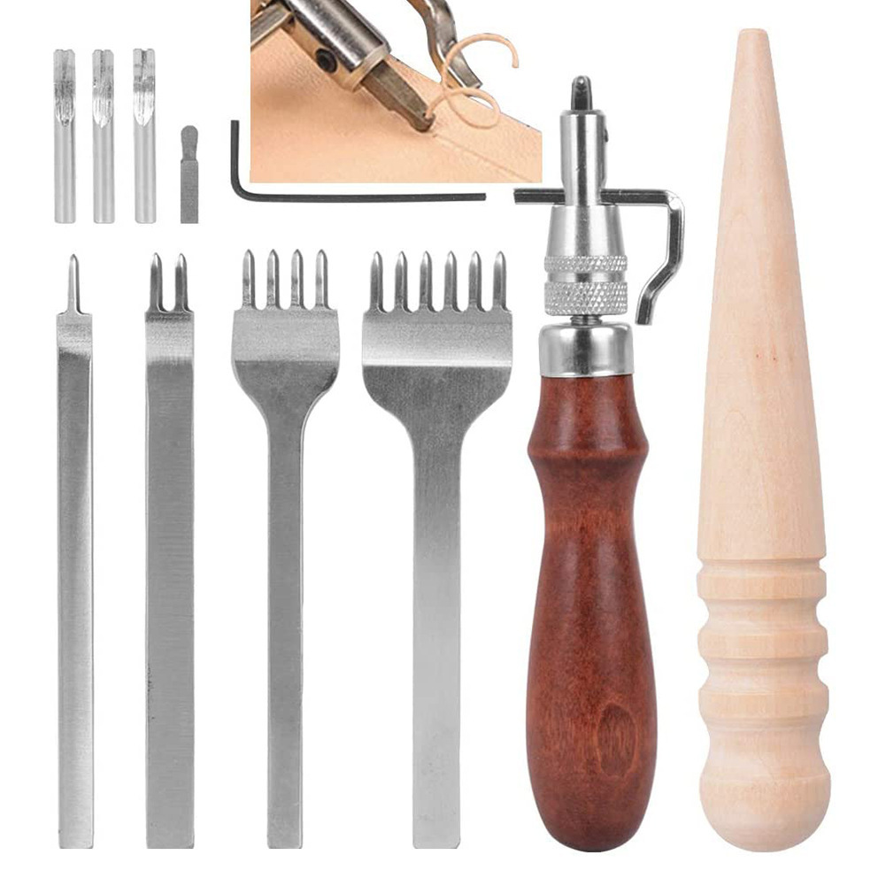 7-in-1 Verstellbarer Lederbear – Groover Stitching Tool Bewertung und Preis