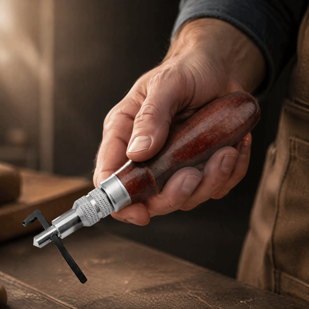 Tiefenverstellbares Leder-Nute – Groover Stitching Tool Bewertung und Preis