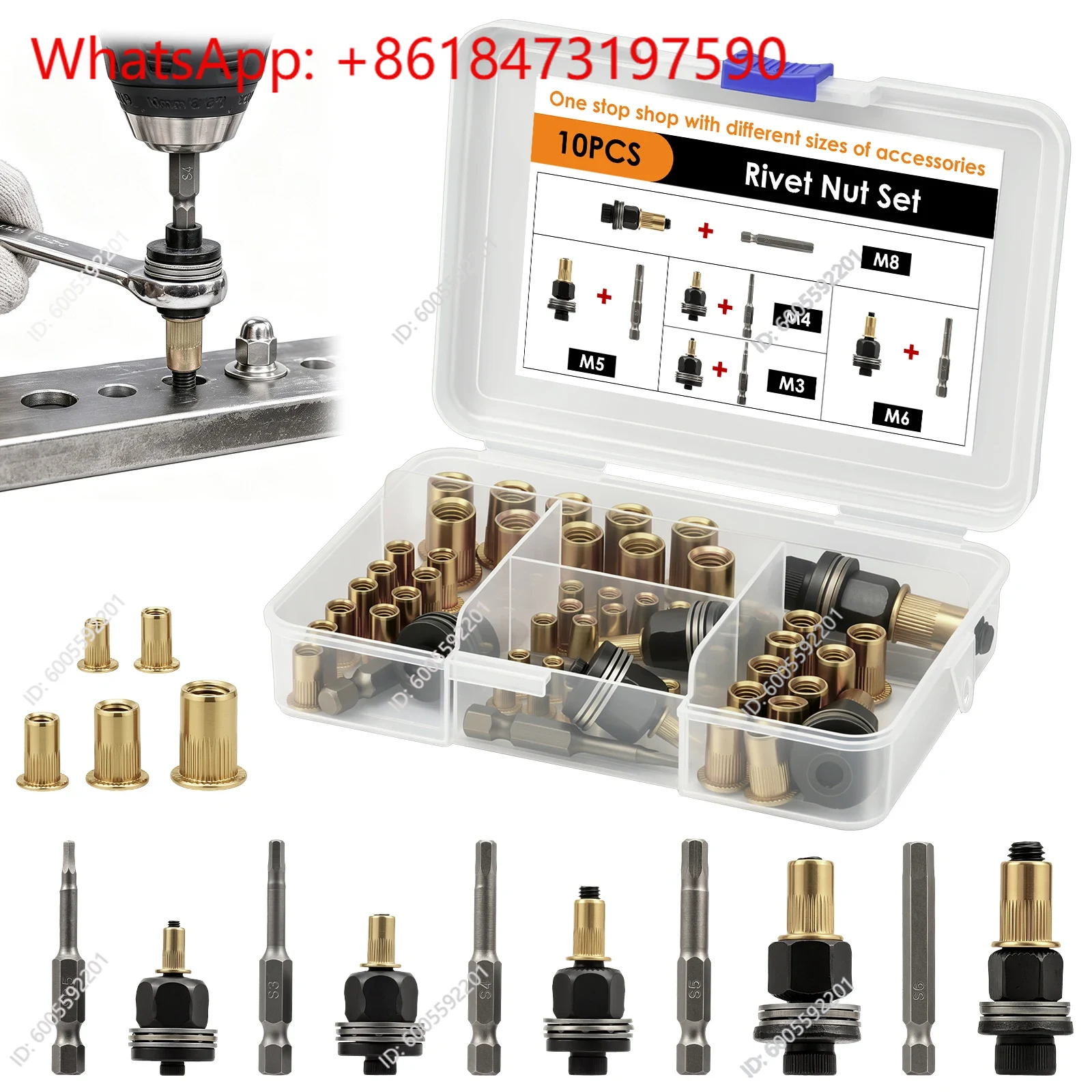 Nietmuttern-Werkzeugset M3 M4  – Rivet Setter Tool Bewertung und Preis