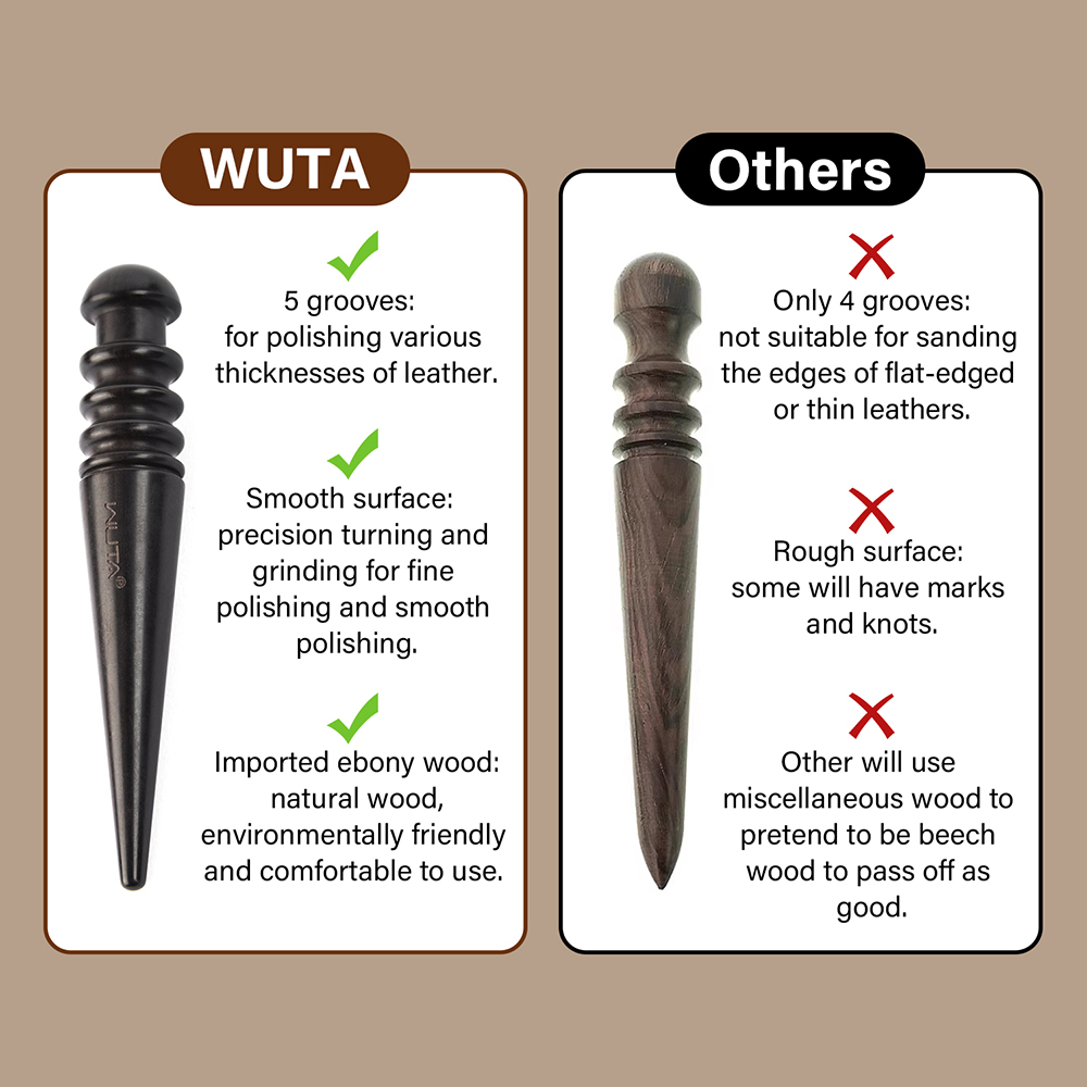 WUTA 1PC Pro Lederkantenpolier – Bone Folder Tool Bewertung und Preis
